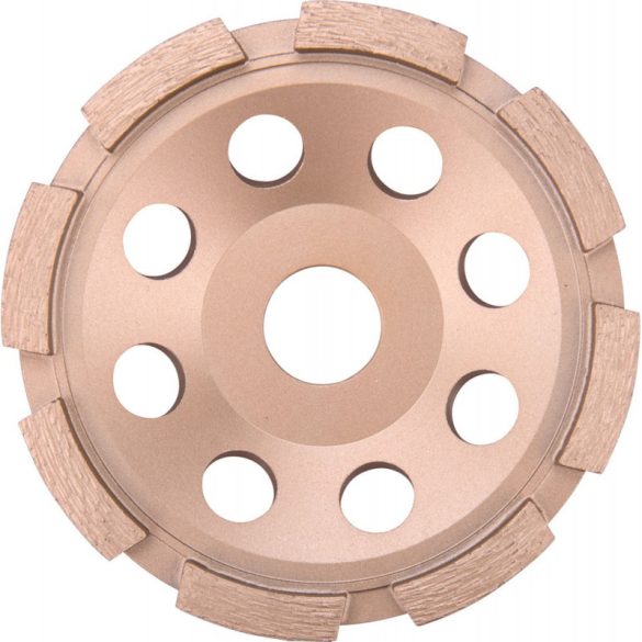 EXTOL INDUSTRIAL disc de șlefuit diamantat; 115mm×22,2mm, cu un singur rând