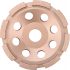 EXTOL INDUSTRIAL disc de șlefuit cu diamant; 125mm×22,2mm, un singur rând