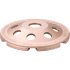 EXTOL INDUSTRIAL disc de șlefuit cu diamant; 125mm×22,2mm, un singur rând