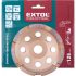 EXTOL INDUSTRIAL disc de șlefuit cu diamant; 125mm×22,2mm, un singur rând