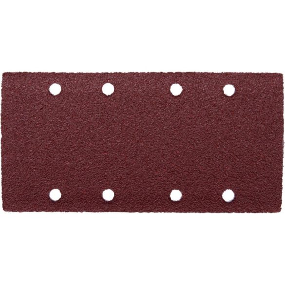 Hârtie de șlefuit EXTOL PREMIUM, 10 bucăți, 93×185mm, P40, 8 găuri, 8894003 pentru mașină de șlefuit, cu velcro