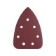 EXTOL PREMIUM șmirghel delta, set perforat 10 buc, 100×140 mm; 7 găuri, P100, pentru șlefuitor 8891844