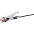 pereche de cabluri de sudură, cablu de împământare cu clemă + cablu de lucru cu suport de electrod, 120A, 5m, 16mm2, conector: 10-25