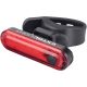 EXTOL LIGHT lampă LED, bicicletă, spate roșu LED; 30 Lm, carcasă ABS, reîncărcabil USB cu acumulator Li-polimer încorporat, 220 mAh