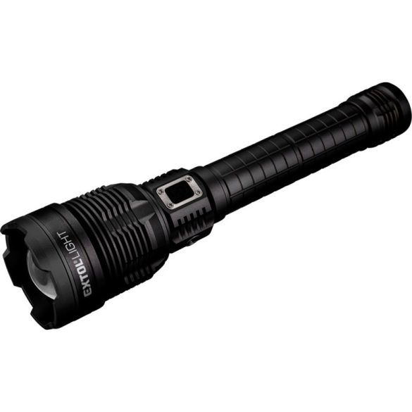 EXTOL LIGHT lampă LED, 60 W COB LED; 8000 Lm, carcasă ALU, zoom, USB reîncărcabilă cu acumulator Li-ion, 5000 mAh, funcție Power Bank