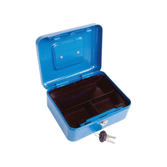 EXTOL CRAFT casetă de bani, 2 chei, culori variate, oțel vopsit; 200×160×90/0,8mm