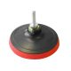 EXTOL CRAFT disc de cauciuc pentru mașină de găurit, polizor unghiular; 125mm, cu arici, max. turație: 12.500 1/min, tijă de 8 mm