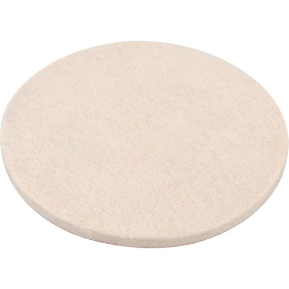 EXTOL PREMIUM disc de lustruit, alb, din lână de miel; 150 mm, 7 mm grosime, cu arici