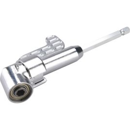   EXTOL CRAFT tijă de extensie pentru biți, în formă de L (105°) 1/4'×140 mm; magnetic (adaptor pentru șuruburi de colț)