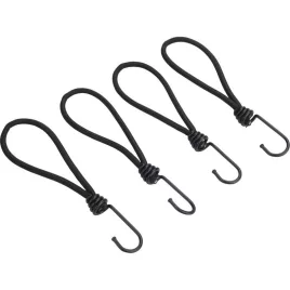   EXTOL PREMIUM set chingi elastice 4 buc, 18 cm × 6 mm, cu cârlig, cauciuc Latex rezistent, pentru fixarea prelatei