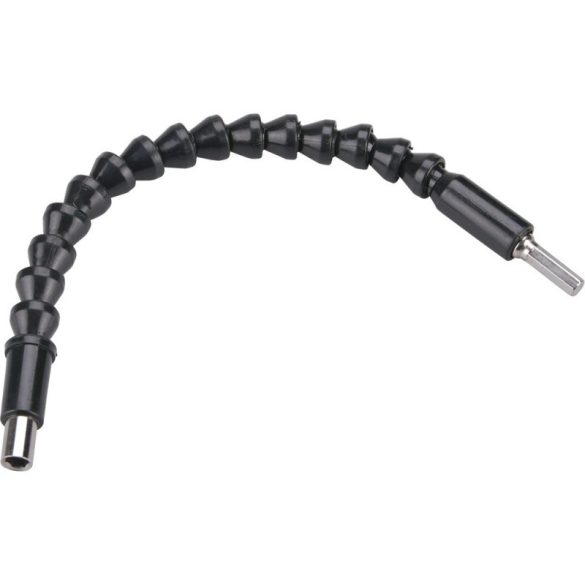 Tijă de extensie EXTOL CRAFT, flexibilă, 1/4'×1/4', 300 mm; magnetică
