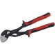 EXTOL PREMIUM clește pentru pompă de apă, 250mm, fălci drepte, CrV50, deschidere max 36 mm, mâner TPR, suport de scule din hârtie cu agățare