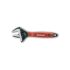 Cheie reglabilă FORTUM BW, 22,5 grade, 61CrV5; mâner cauciucat, 212mm, / 8', fosfatată, interval 0-38mm