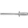 EXTOL PREMIUM set nituri aluminiu, 500 buc, dimensiune: 4,8×6,4 mm