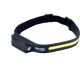 EXTOL LIGHT lanternă frontală LED, COB+XPE, 350 Lumen; senzor IR, cu acumulator reîncărcabil, 4+1 funcții