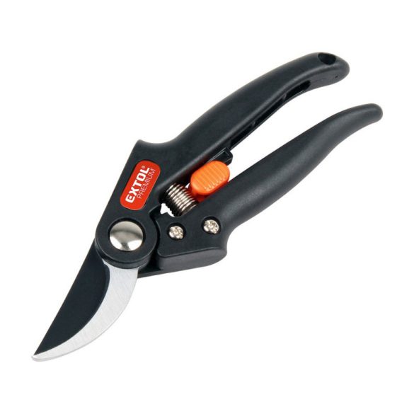 Foarfecă de tăiat EXTOL PREMIUM; 190mm, bypass, max. 20 mm tăiere, lamă din oțel SK5, mâner din plastic