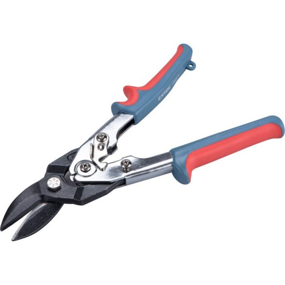 Foarfecă pentru tăiat tablă EXTOL PREMIUM, pentru tăiere dreaptă și dreaptă, 255mm, CV., cu pârghie.