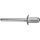 EXTOL PREMIUM set nituri aluminiu, 250 buc, dimensiune: 6,4×8 mm