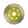 EXTOL CRAFT disc de șlefuit cu diamant; 115mm×22,2mm, tip Turbo/lamelar
