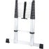 EXTOL PREMIUM scară telescopică, înălțime max./min 3,8m/0,96m, ALU
