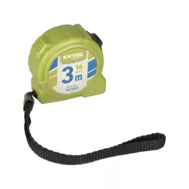 EXTOL CRAFT ruletă cu 1 opritor; 3m × 16mm