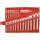Set chei combinate FORTUM 21 buc, 6-32mm 61CrV5, crom mat