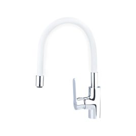   BALLETTO baterie de bucătărie cu țeavă flexibilă din silicon, 35mm, albă