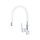 BALLETTO baterie de bucătărie cu țeavă flexibilă din silicon, 35mm, albă