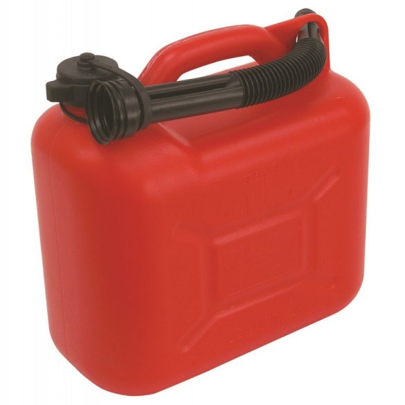 canistră benzină, cu gura de plastic de 10 litri