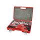 EXTOL PREMIUM set de chei tubulare, CV.4-32mm ; 1/4'&1/2' 75pcs, clichet 45tooth