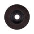 EXTOL PREMIUM disc lamelar pentru șlefuirea oțelului, aluminiului, plasticului și lemnului, 115×22mm; P60, conic, max.:13.200 rpm, E