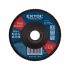 EXTOL PREMIUM disc lamelar pentru șlefuirea oțelului, aluminiului, plasticului și lemnului, 125×22mm; P60, conic, max.:12.300 rpm, E