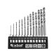 EXTOL CRAFT set burghiu metal, 13 buc, HSS; 1,5-6,5mm, prindere 1/4 BIT, lustruit, suport plastic, blister