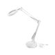 EXTOL LIGHT lampă LED cu lupă, de masă, Alb, 7 W COB, 2400 Lm, mărire 5×; fixare reglabilă mecanic, cablu de încărcare USB