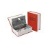 EXTOL CRAFT casetă de bani tip carte, cu 2 chei, culori variate, oțel vopsit, acoperire plastic/hârtie; 245×155×55mm