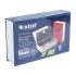 EXTOL CRAFT casetă de bani tip carte, cu 2 chei, culori variate, oțel vopsit, acoperire plastic/hârtie; 245×155×55mm