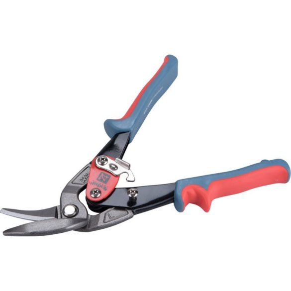 Foarfecă pentru tăiat tablă EXTOL PREMIUM, mâner dublu comp.; 255mm, stânga