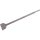 EXTOL PREMIUM Daltă de beton plată, cu cârlig, SDS PLUS; 400/60mm