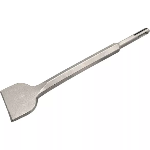 EXTOL PREMIUM daltă beton plată, curbată, cu agățătoare, SDS PLUS; 250/60mm