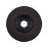 EXTOL PREMIUM disc lamelar pentru șlefuirea oțelului, aluminiului, materialelor plastice și lemnului, 125×22mm; P120, conic, max.:12.300 rpm, E