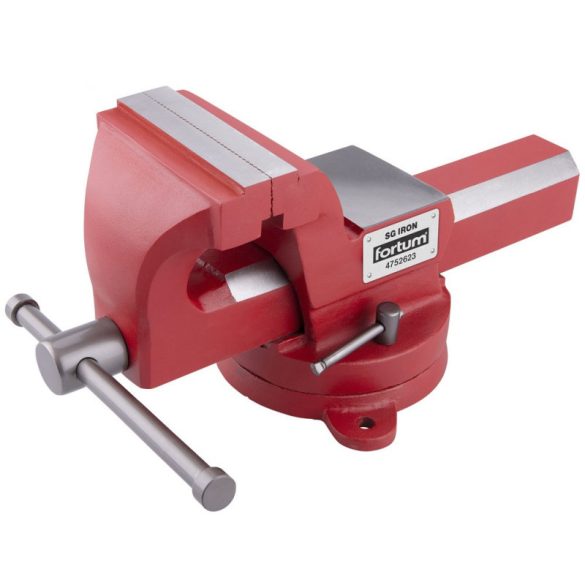 FORTUM menghină rotativă; 100 mm, 8 kg, max. deschidere: 110 mm, max. forță de strângere: 13 kN, duritate fălci: HRC 50-54