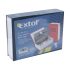 EXTOL CRAFT casetă de bani, tip carte, cu 2 chei, culori variate, oțel vopsit, acoperire plastic/hârtie; 265×205×65mm