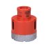 EXTOL PREMIUM carotă pentru ceramică, tăiș diamantat; 40mm × M14, compatibil cu polizor unghiular