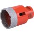 EXTOL PREMIUM carotă pentru ceramică, tăiș diamantat; 40mm × M14, compatibil cu polizor unghiular