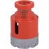EXTOL PREMIUM carotă pentru ceramică, tăiș diamantat; 40mm × M14, compatibil cu polizor unghiular