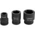FORTUM cheie tubulară (impact) 3/4', 65mm, L 80 mm, neagră, FORTUM