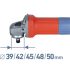 EXTOL PREMIUM adaptor pentru aspirarea prafului pentru polizor unghiular, șlefuire
