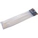 EXTOL PREMIUM colier cablu 7,6×380mm 50buc, nylon alb; rezistent la UV, acizi și baze