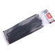 EXTOL PREMIUM coliere de cablu 4,6×280mm 100 buc, EXTRA, nailon negru; rezistent la UV, acizi și alcali
