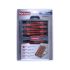 Set șurubelnițe FORTUM 15 buc, mâner ergonomic din două componente, suport din plastic